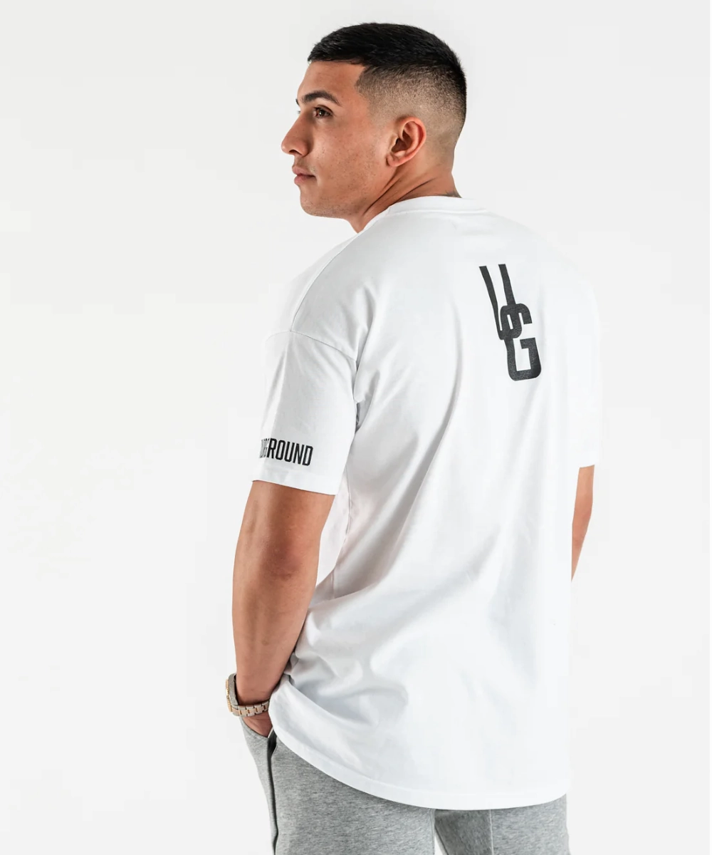 UNDRGROUND Box Fit UG Tee (White) Flash Core