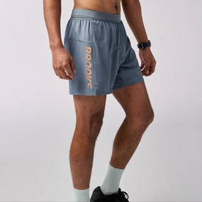 No Slip Gripper Effortless Comfort Brooks Men's Journey 5" Short