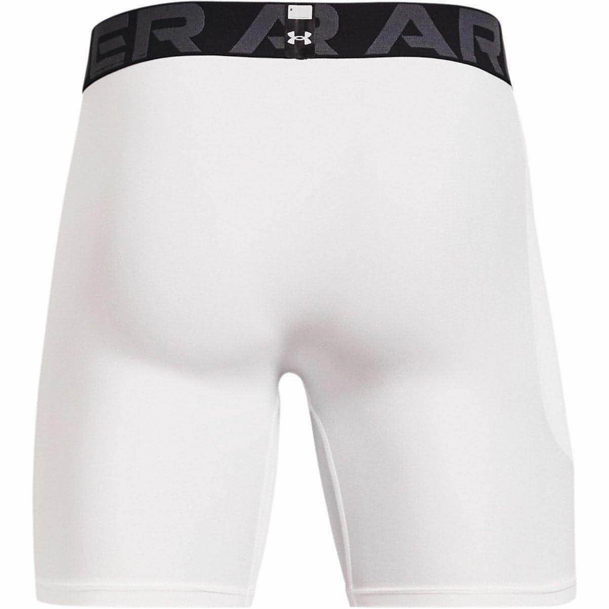 Under Armour HeatGear Mens Short Compression Tights - White denim alternative Non Binding Leg Openings