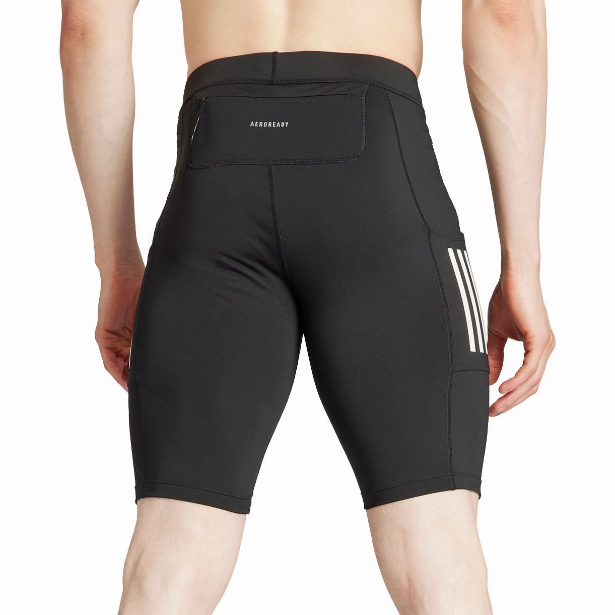Free Movement adidas Own The Run Mens Short Running Tights - Black