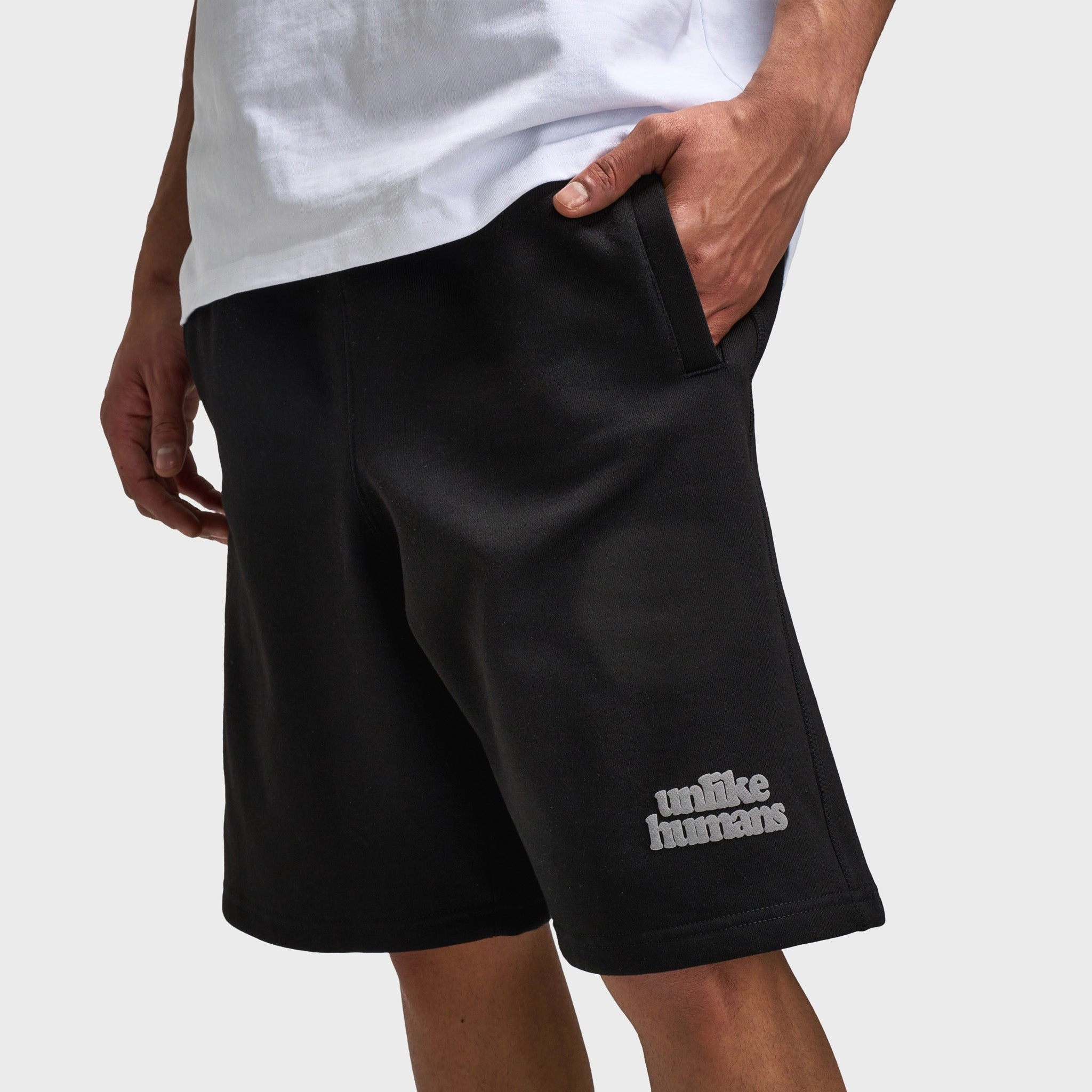 Unlike Humans Bubble Short / Black Vintage Look