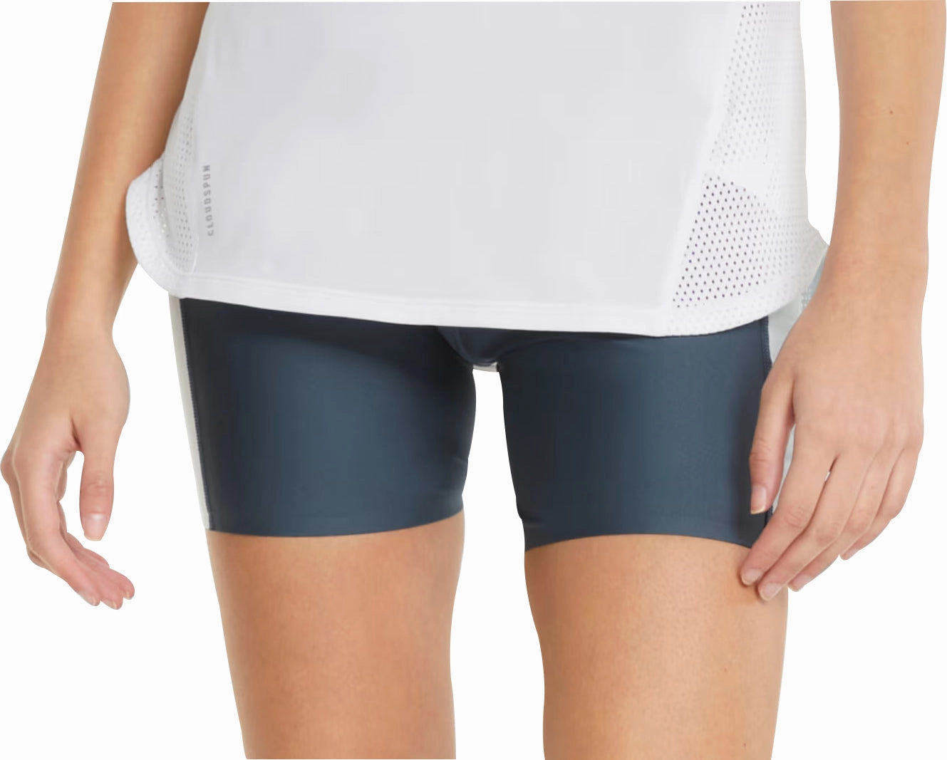 Puma Marathon 6 Inch Womens Short Running Tights - Blue Silk Touch
