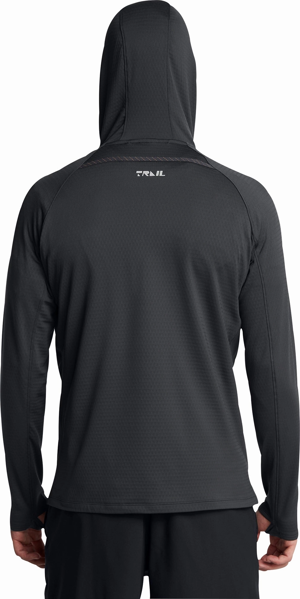 Under Armour Launch Trail Half Zip Long Sleeve Mens Running Top - Grey Elbow length cuff Rural area