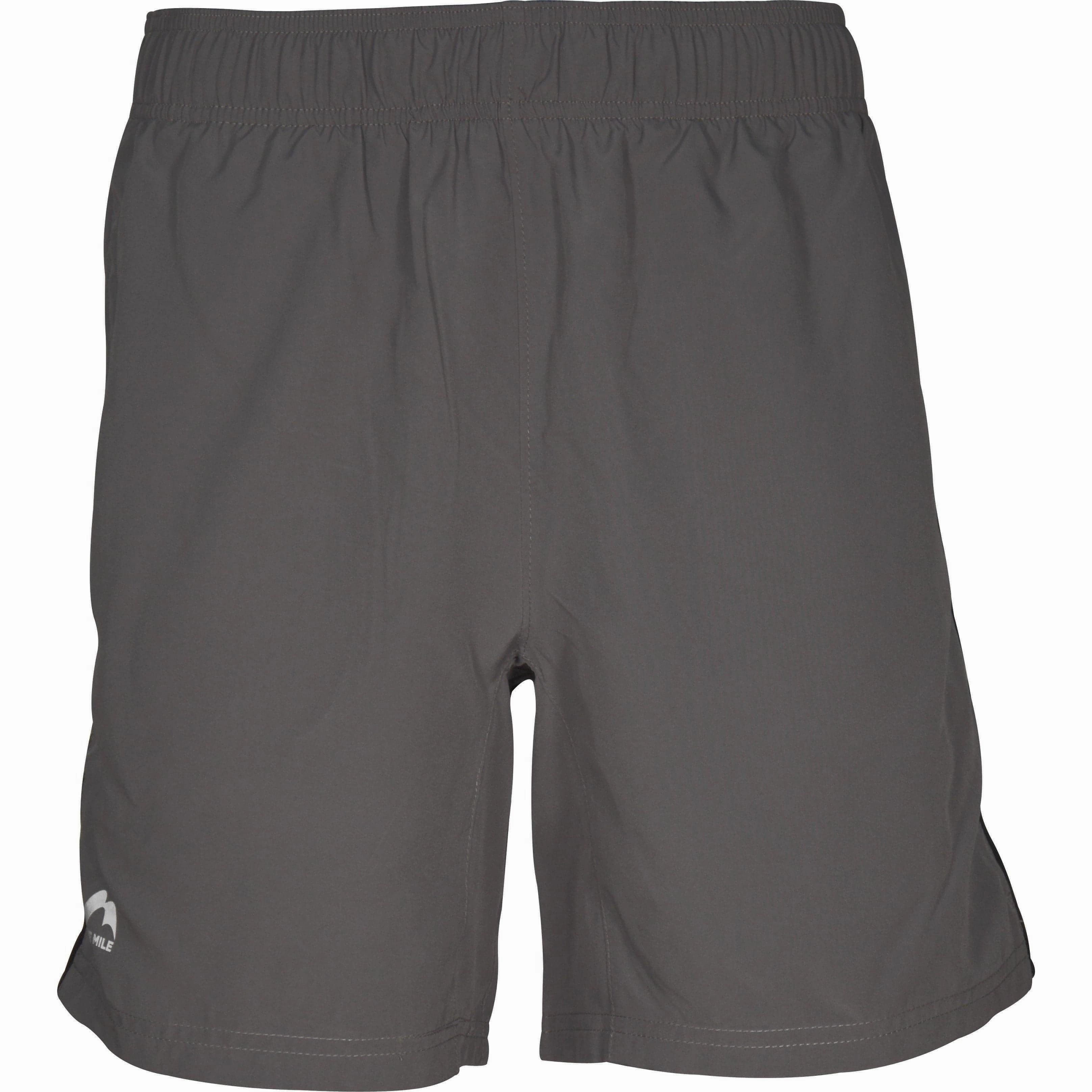 More Mile Action 7 Inch Mens Running Shorts - Grey Customer Service