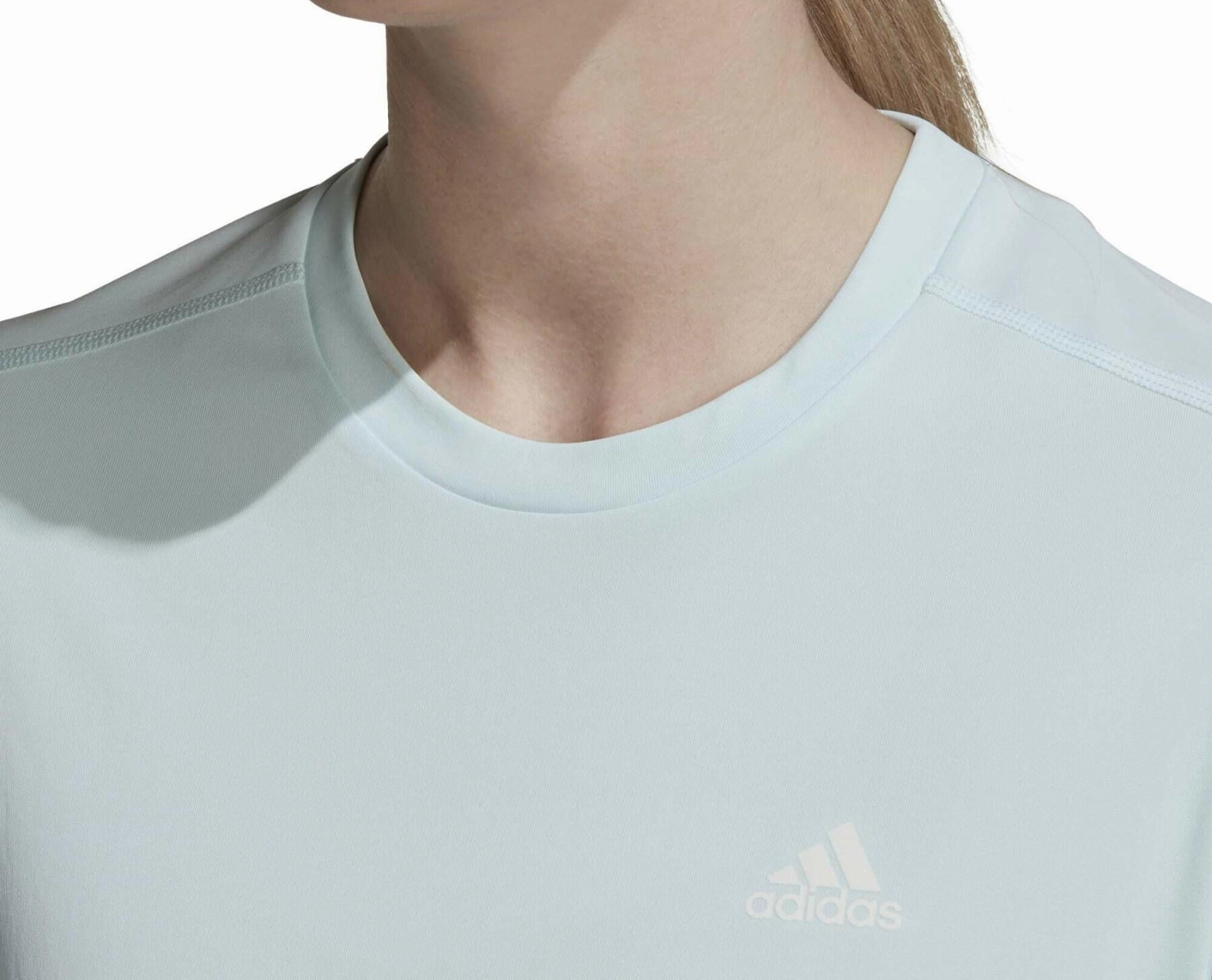 adidas Run It Short Sleeve Womens Running Top - Blue Bright and Bold