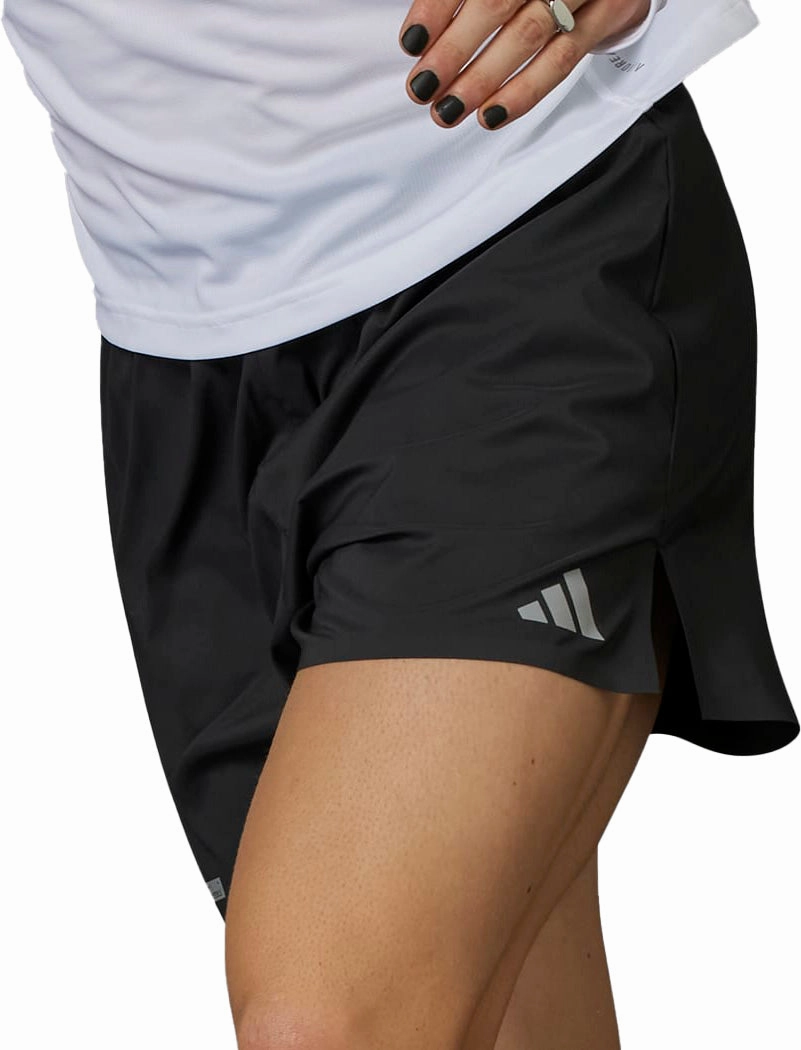 adidas Designed For Running Ultimate 5 Inch Mens Running Shorts - Black Yarn Dyed Pattern