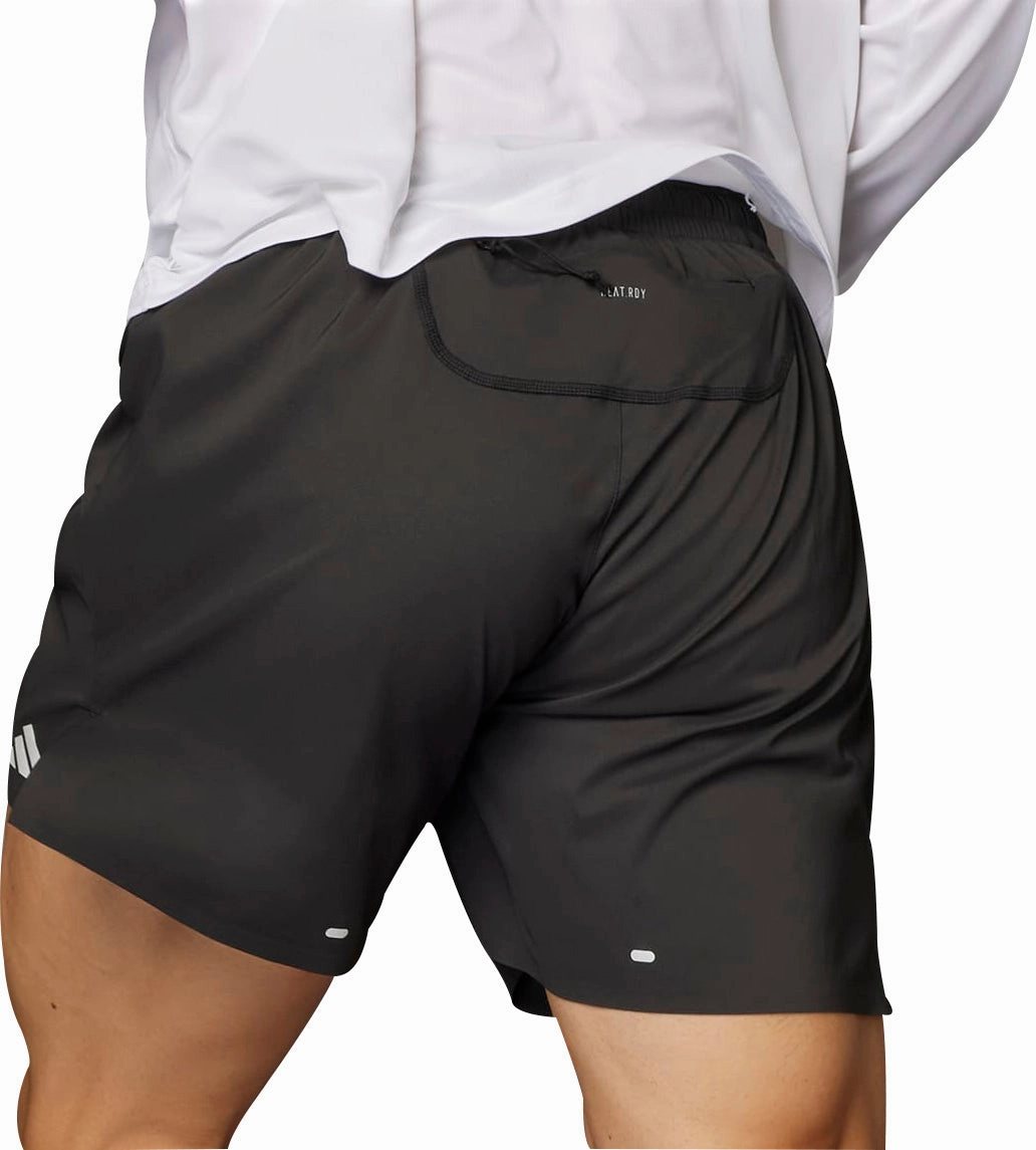 adidas Designed For Running Ultimate 5 Inch Mens Running Shorts - Black Laser Cut Perforations
