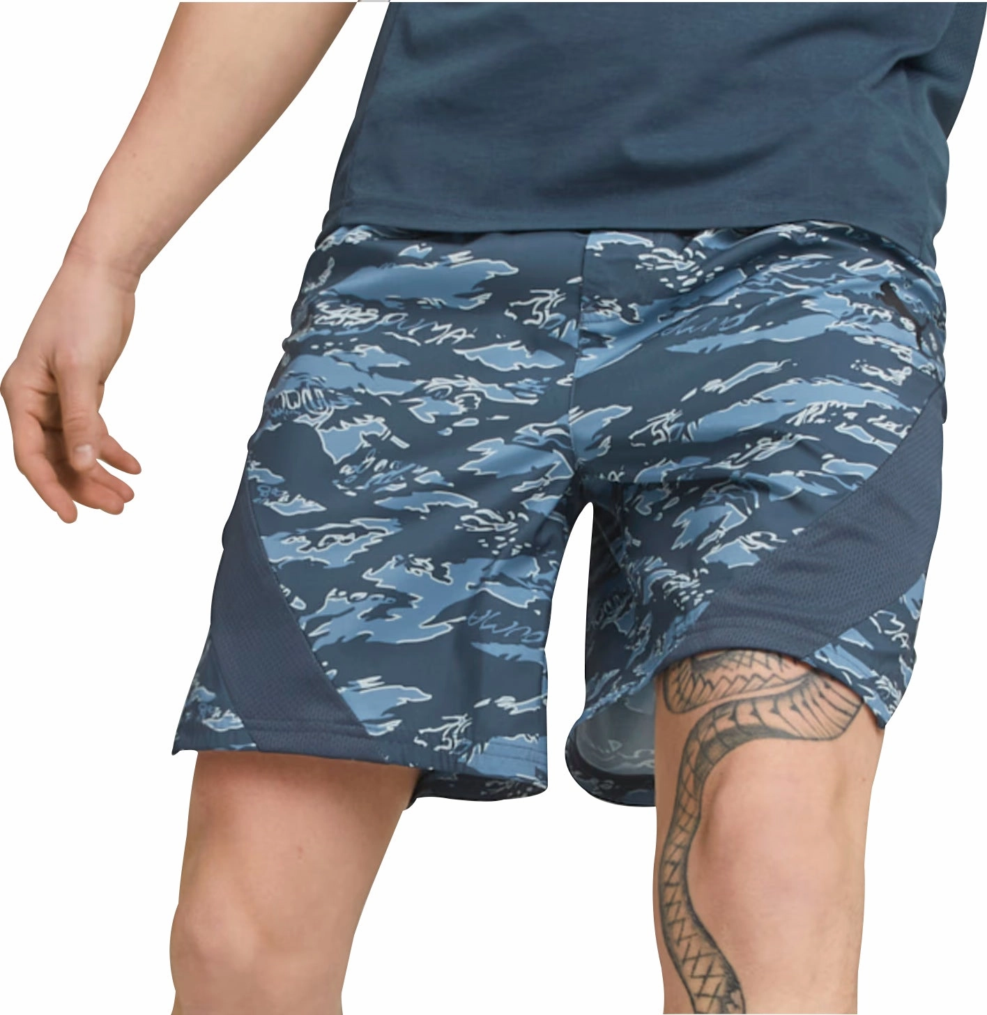 Office Mood FlexibleWaistband Puma Concept Woven 7 Inch Mens Training Shorts - Blue