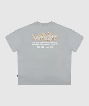 Zero Waste WNDRR Violation Heave Weight Tee (Cement Grey)