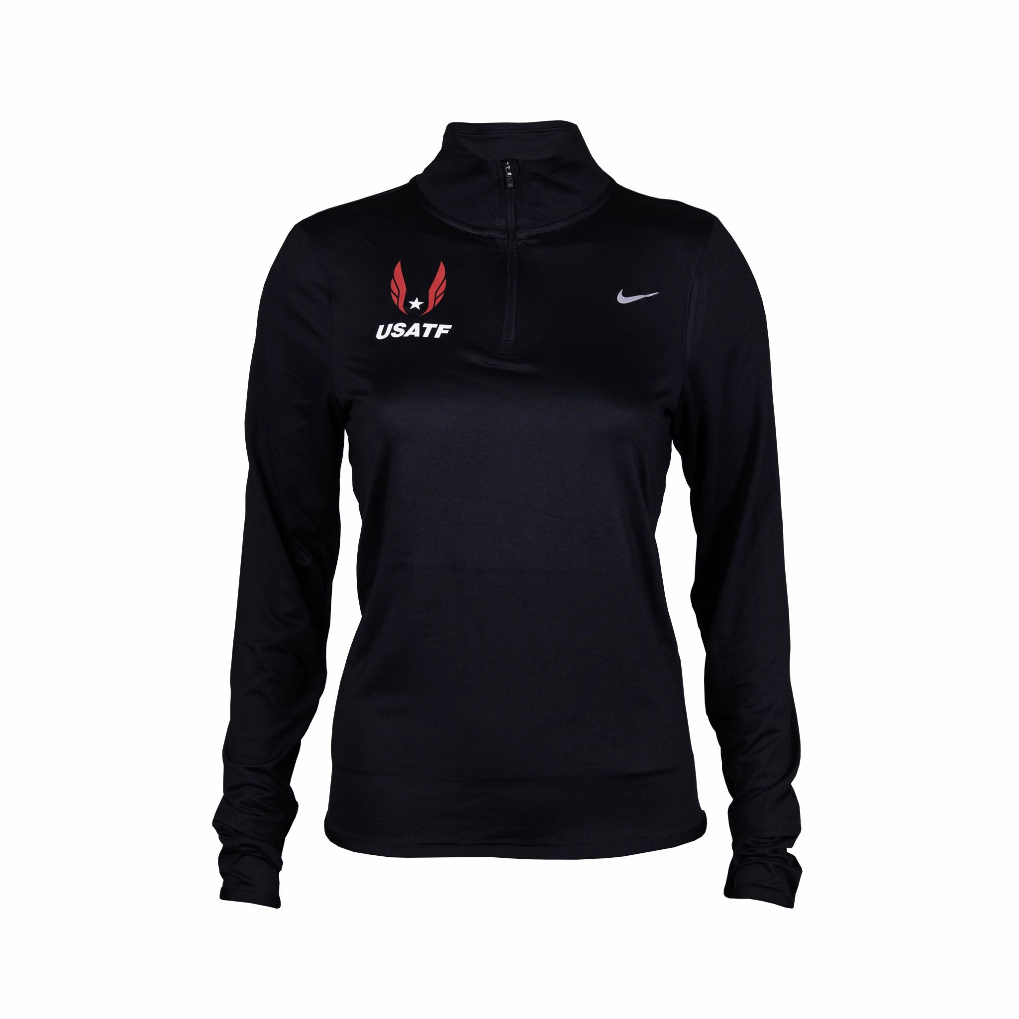 Snag Proof Weave Nike USATF Women's Dri-FIT Swift UV Half-Zip
