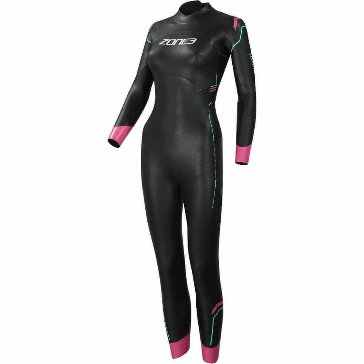 AntiClingFabric Zone3 Agile Womens Wetsuit - Black