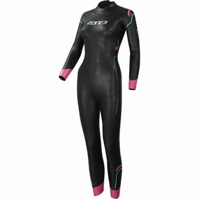 AntiClingFabric Zone3 Agile Womens Wetsuit - Black