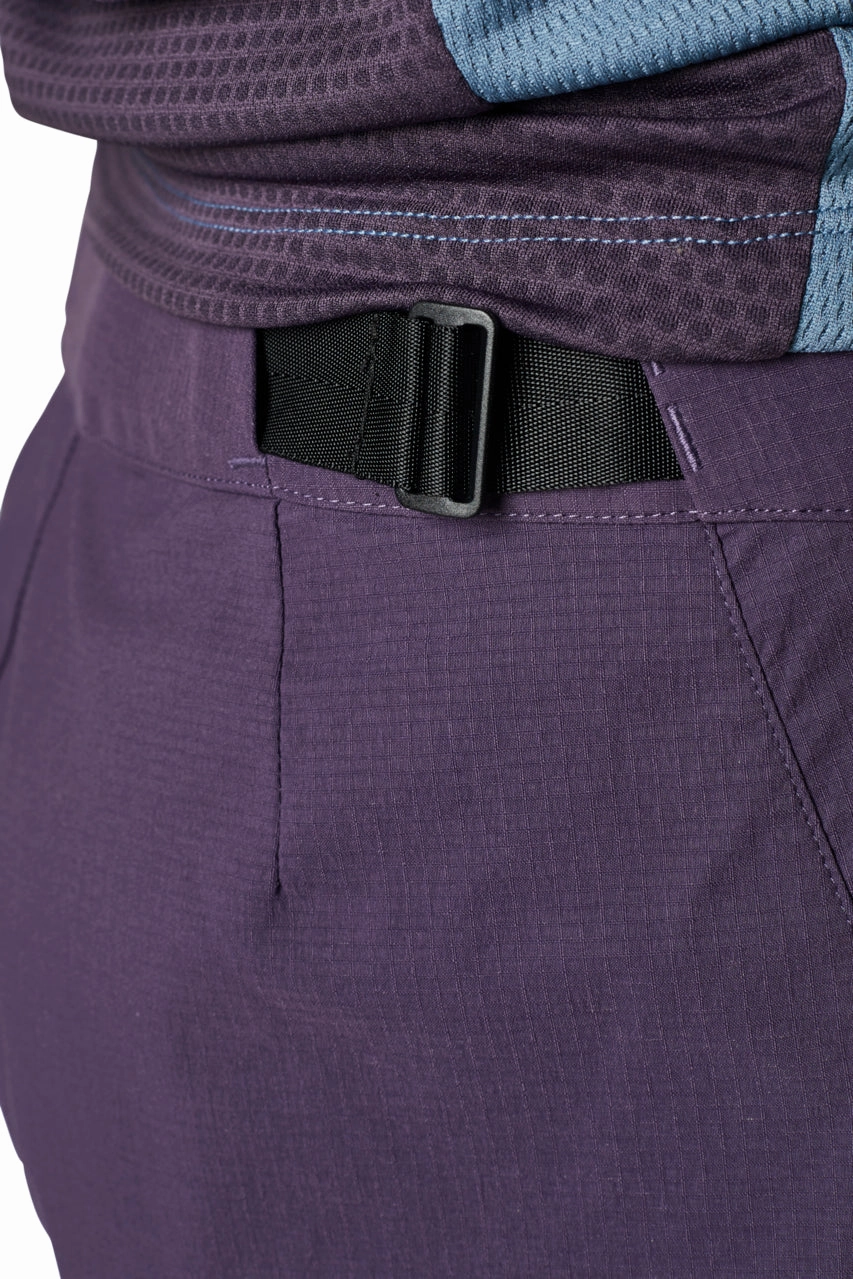 Fox Ranger Womens Cycling Shorts - Purple stretchy fabric advertising venue