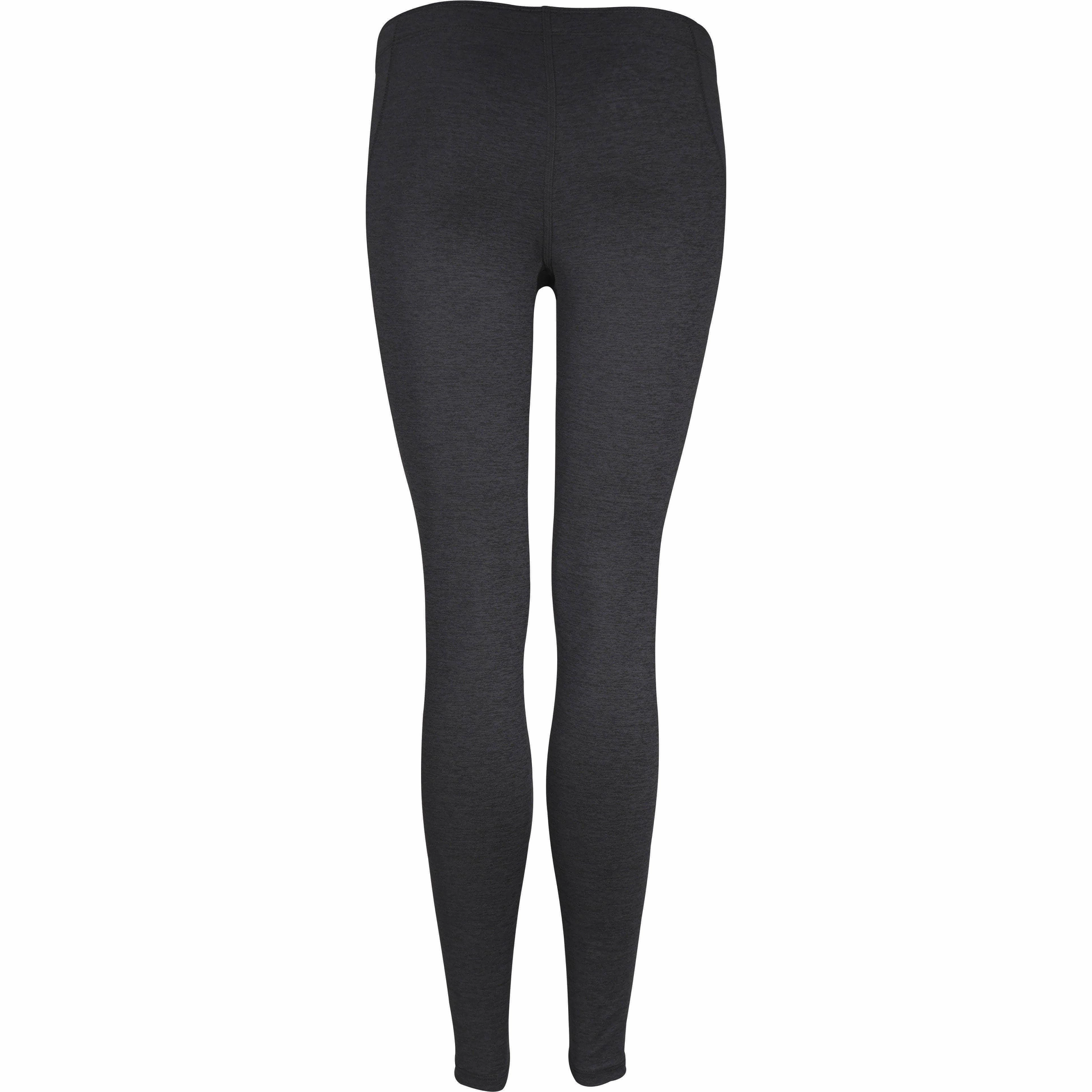 StaticResistantWeave More Mile Train To Run Womens Long Running Tights - Grey
