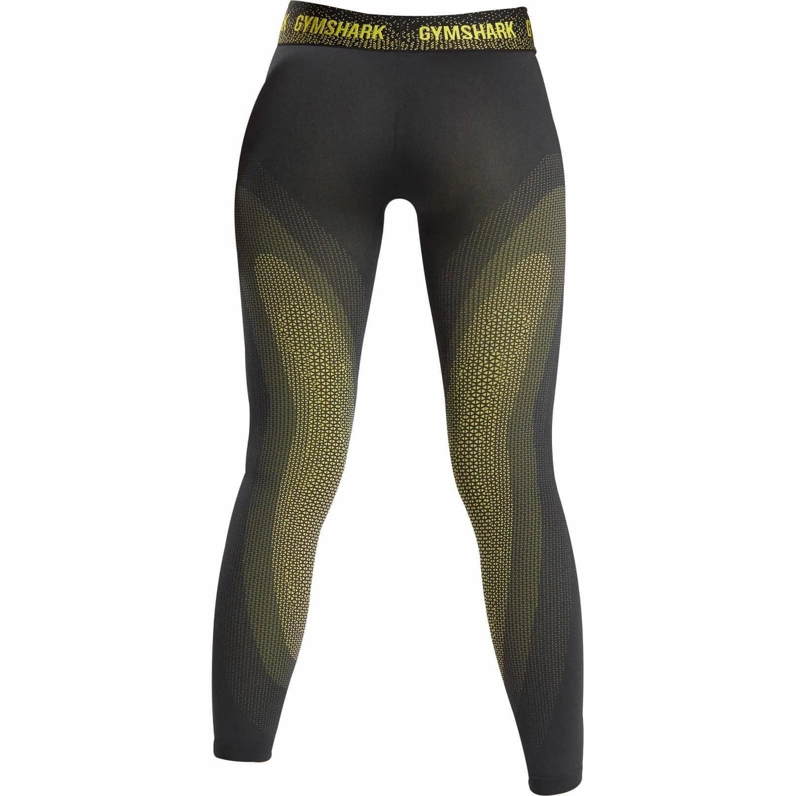 WaterRepellent Coating Gymshark Apex Seamless Low Rise Womens Long Training Tights - Black