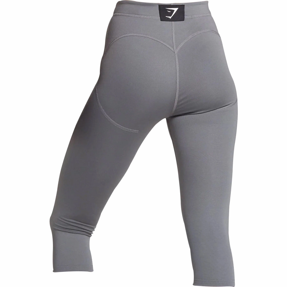 Gymshark Combat Womens Cropped Training Tights - Grey Art Mood AntiStatic Cloth