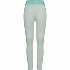 Gymshark Flex Low Rise Womens Long Training Tights Breathable knit Fairy Mood