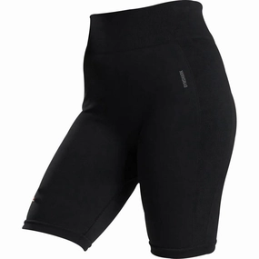 Gymshark Flex Womens Short Training Tights - Black Wind Block Fantasy Glow