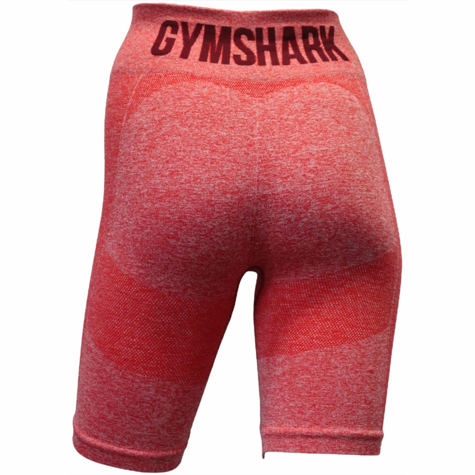 Adjustable Waistband Gymshark Flex Womens Short Training Tights - Red
