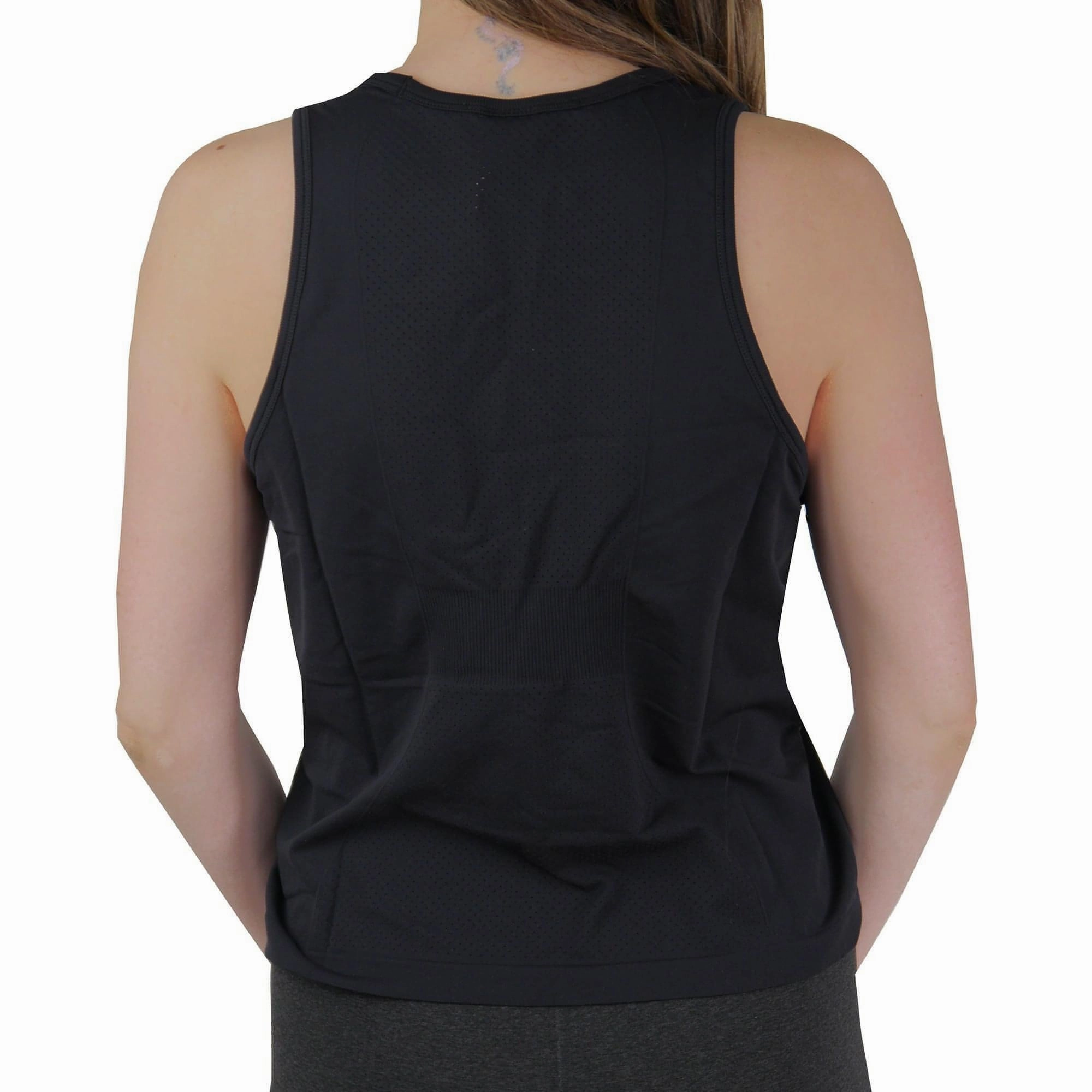Wonder Core Gymshark Hyper Amplify Seamless Womens Training Vest Tank Top - Black