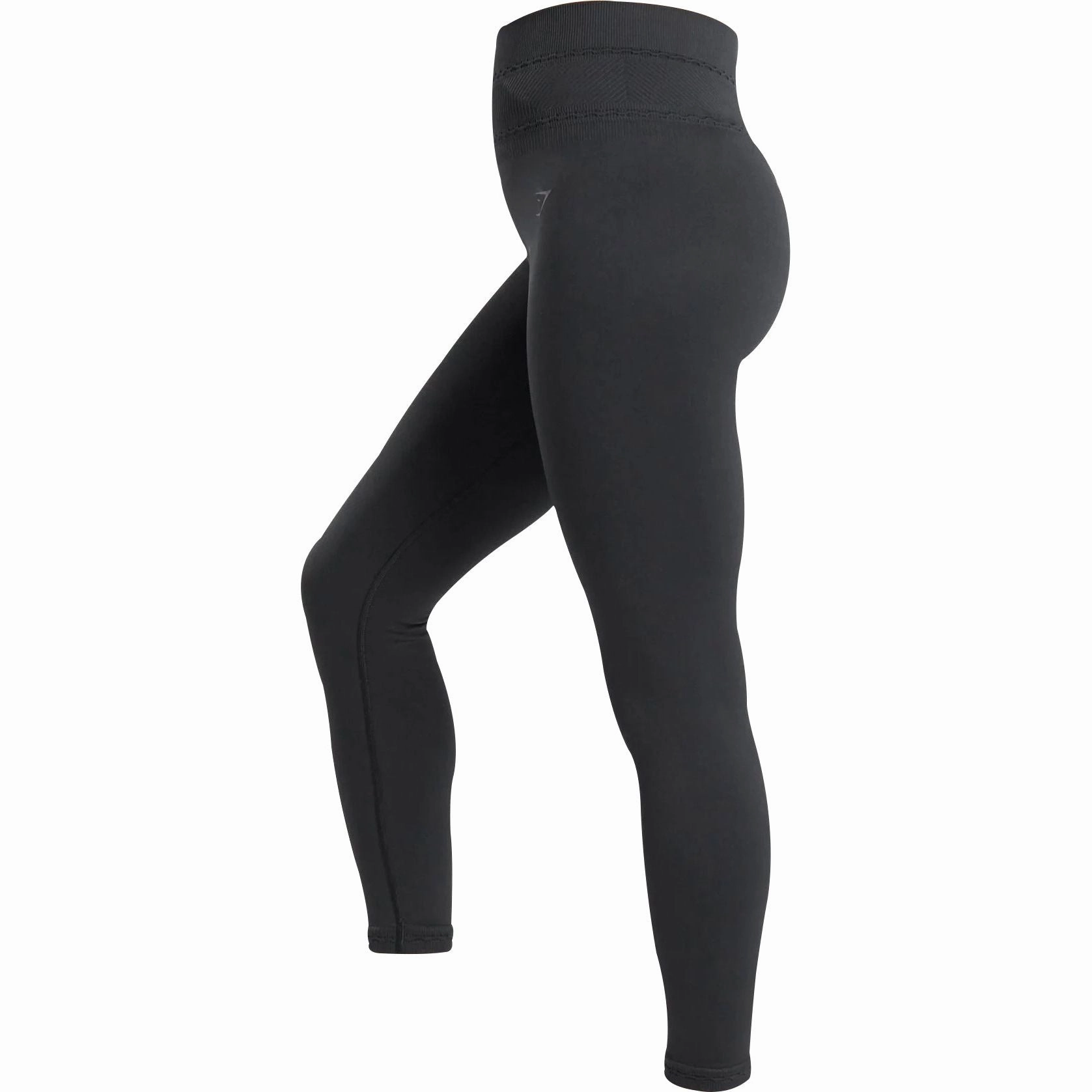 Gymshark Studio Womens Long Training Tights - Black Vegan Mood