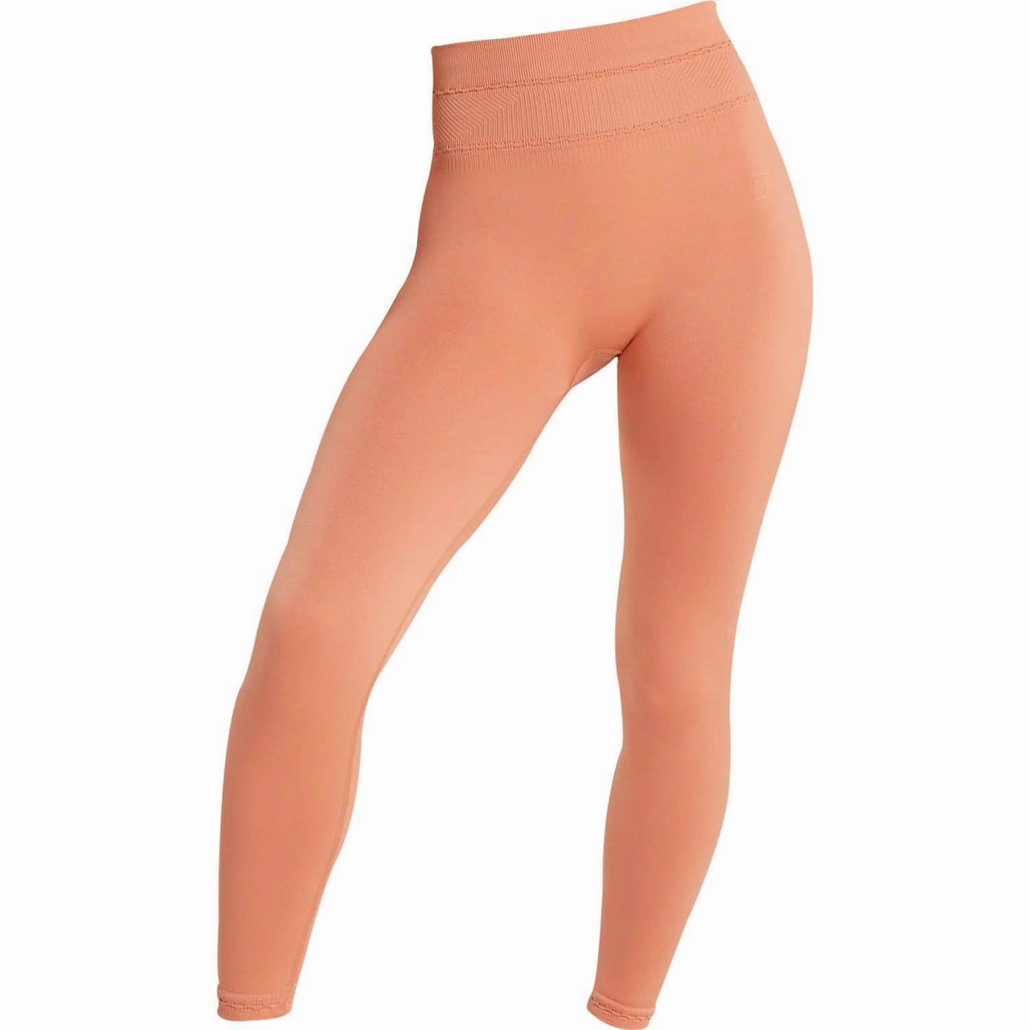 Gymshark Studio Womens Long Training Tights - Orange Travel Light Matte Fit