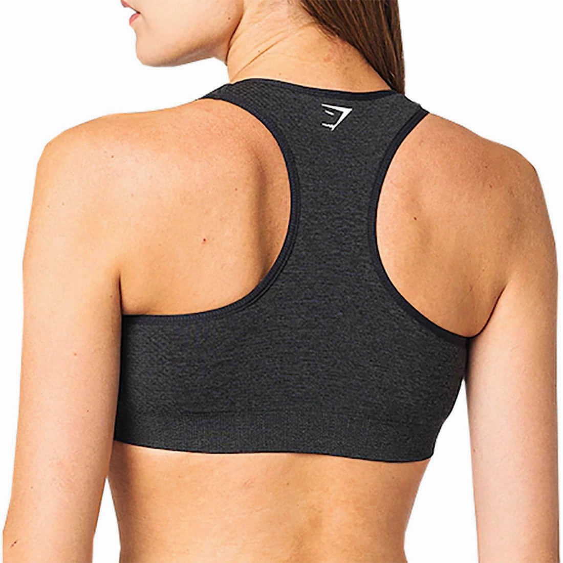 Gymshark Vital Seamless Womens Sports Bra - Black NoRubEdging Layer Safe