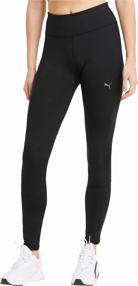 Matte-finish-characteristic Puma Favourite Womens Long Running Tights - Black