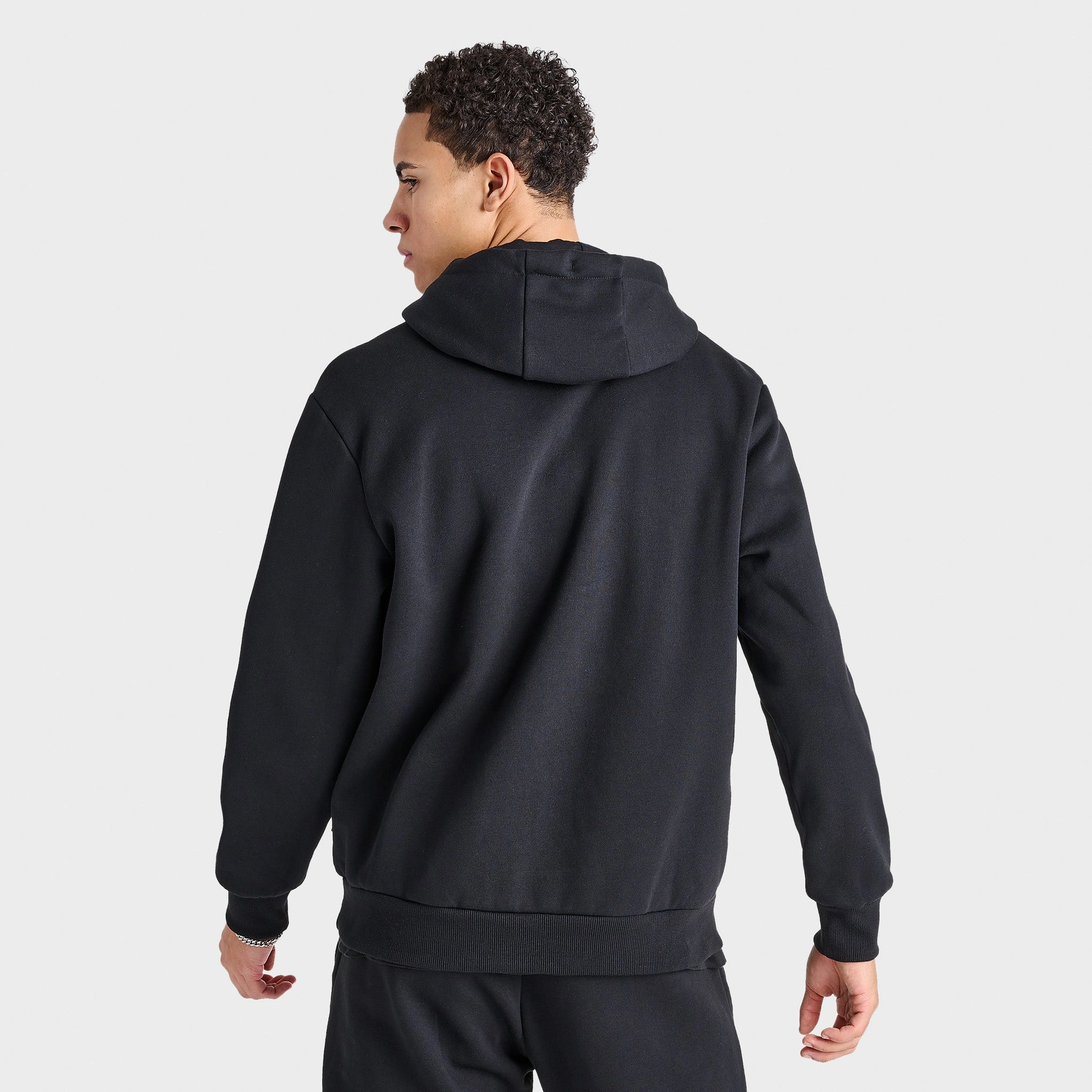 Sonneti London Pullover Hoodie / Black Tailored Cut Water Based Coating