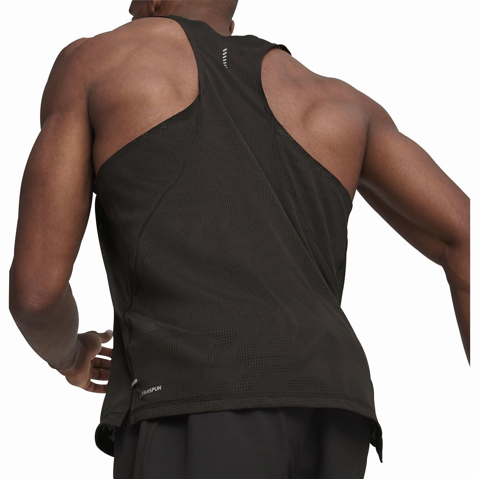 Puma Run Ultraspun Mens Running Vest - Black Soft Lining