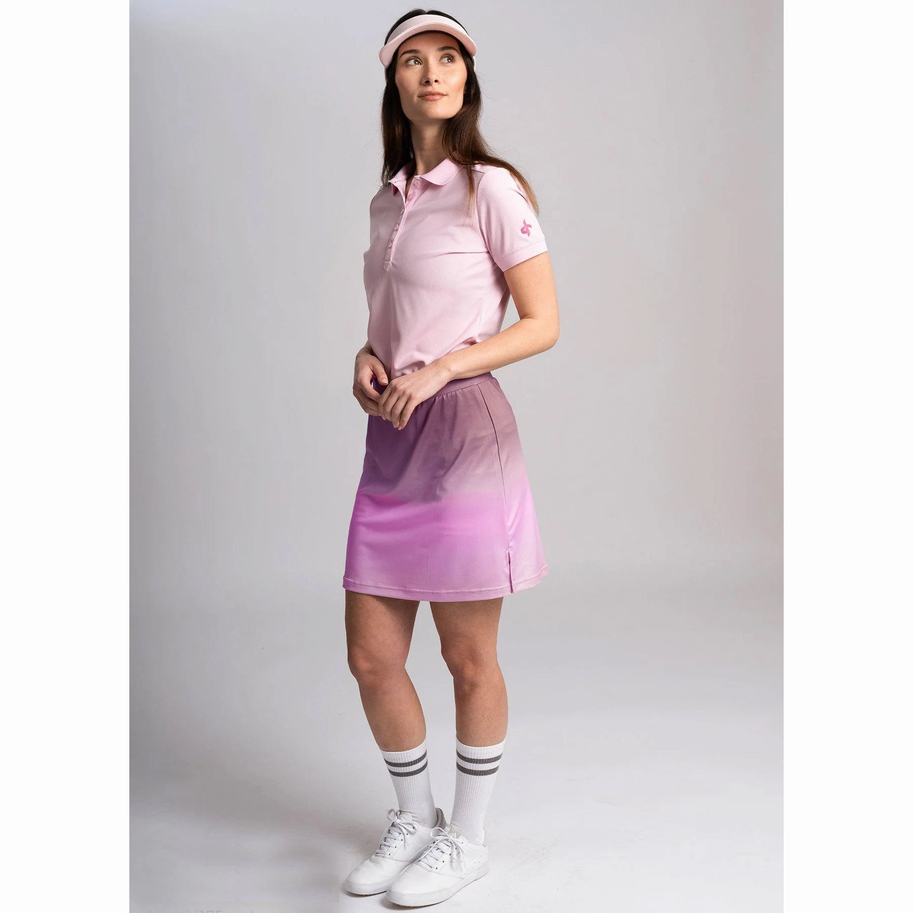WrinkleResistant Finish Effortless Look Cross Women's Amy Polo Golf Shirt - Lilac Sachet