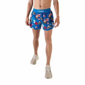 African Bold Tech Edge ChicknLegs 4" Half Split Shorts