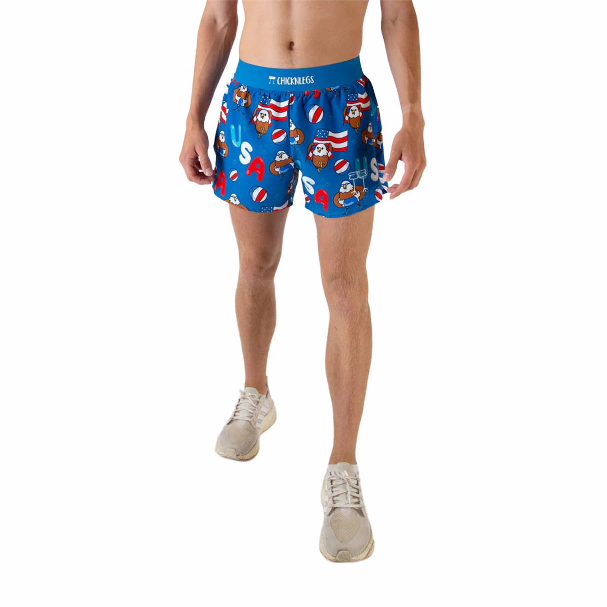 African Bold Tech Edge ChicknLegs 4" Half Split Shorts