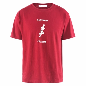 Smart Wear Men's California Cotton Tee Red Living