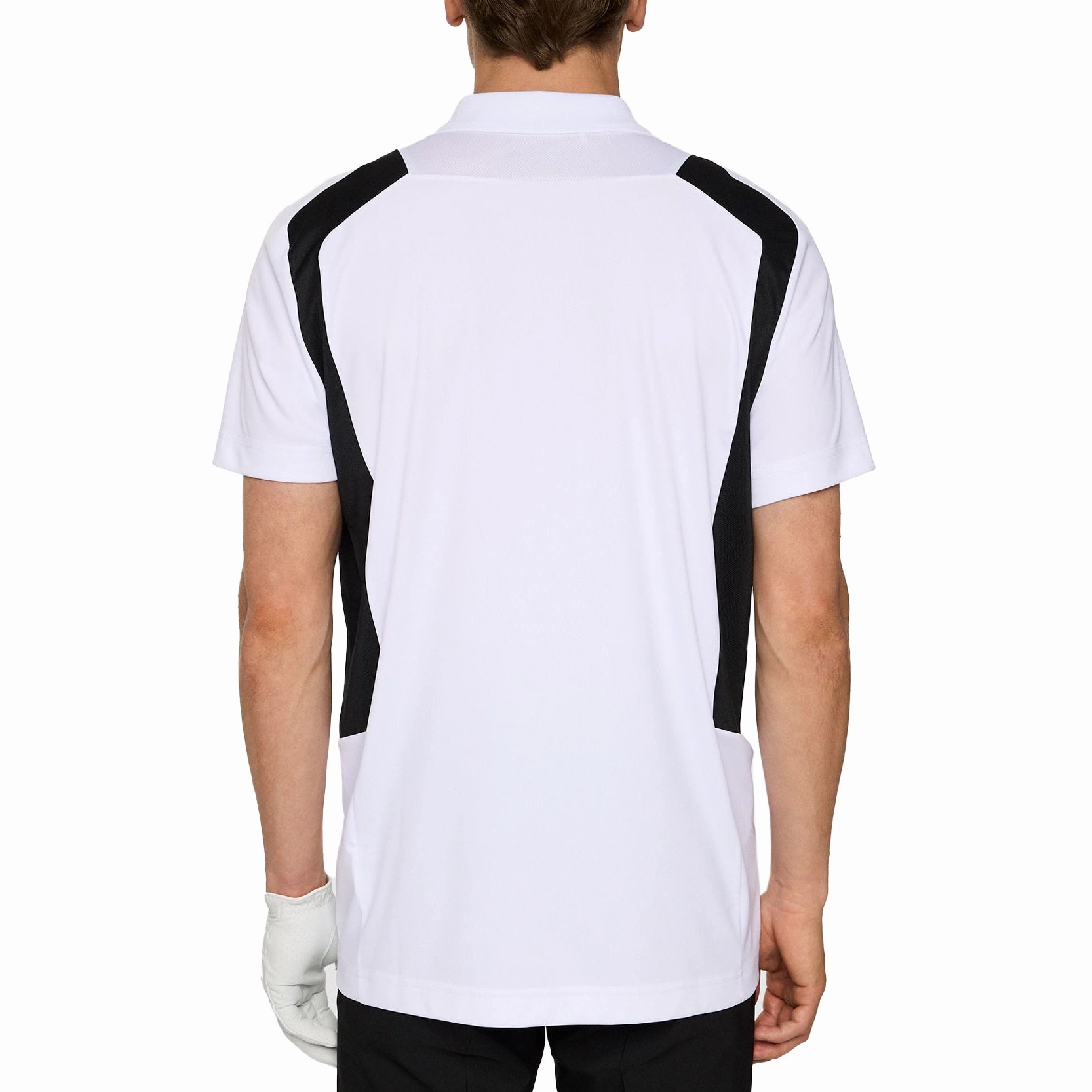 Solid Color Spring Summer J.Lindeberg Legacy Golf Polo Shirt - White
