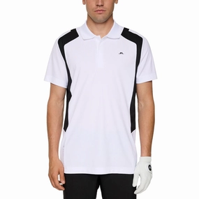 SoftTouch Collar Lining J.Lindeberg Legacy Golf Polo Shirt - White