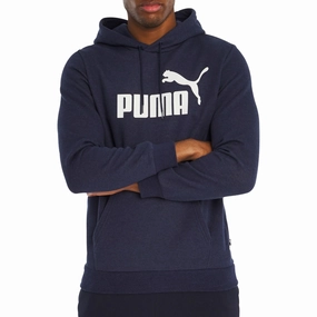 Puma Essential Heather Mens Training Hoody - Blue Winner Vibe