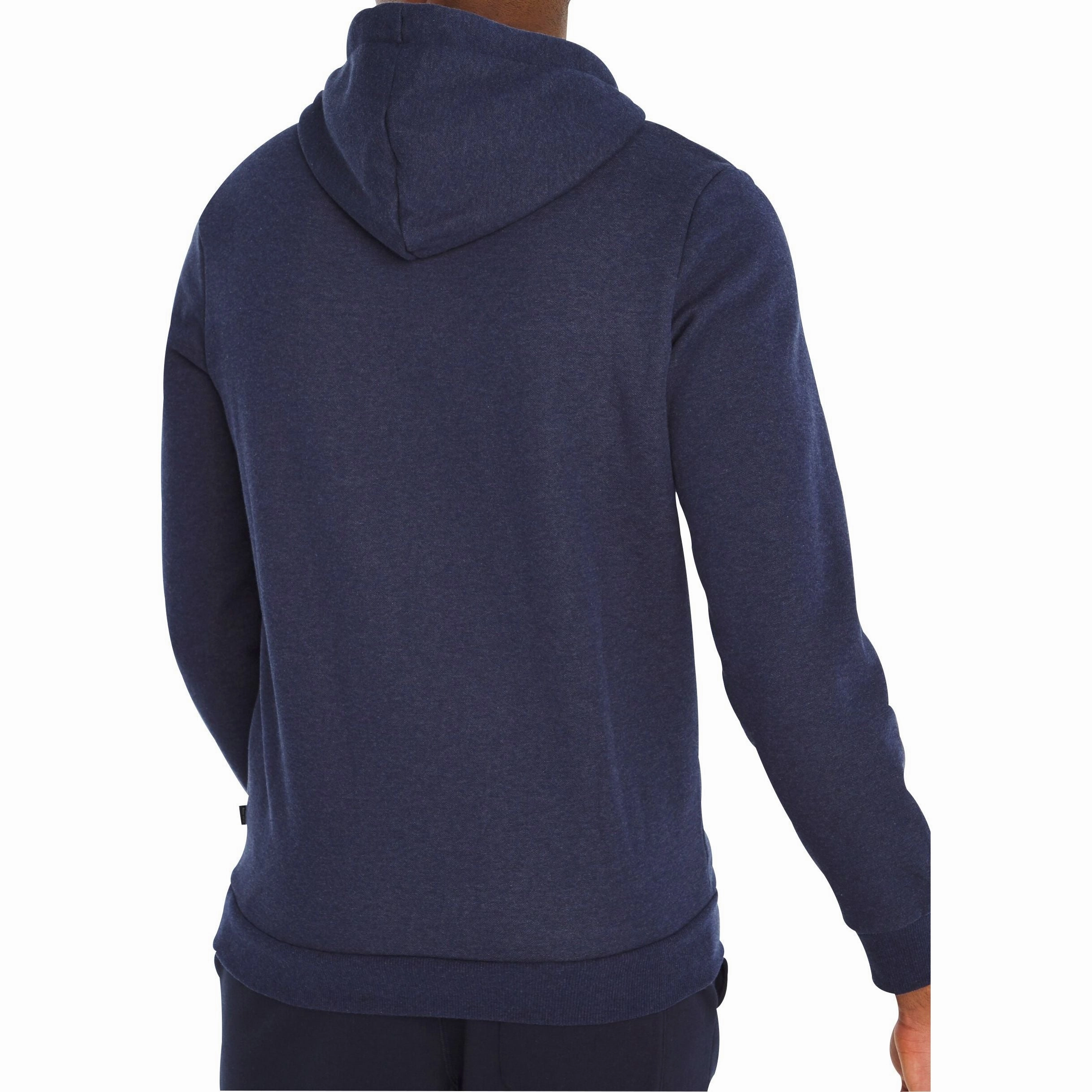 MultiPocket Trend Glow Puma Essential Heather Mens Training Hoody - Blue
