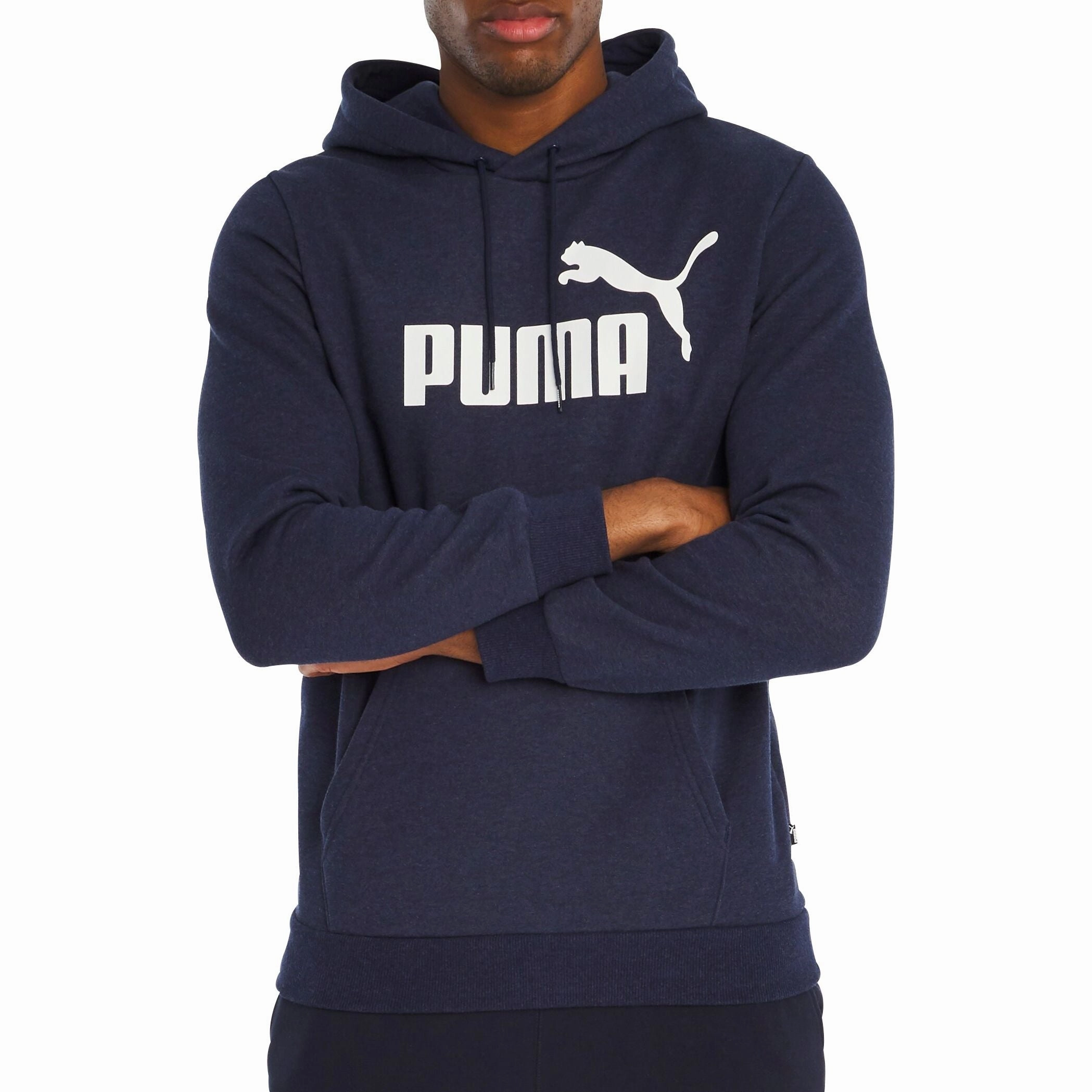Puma Essential Heather Mens Training Hoody - Blue Winner Vibe