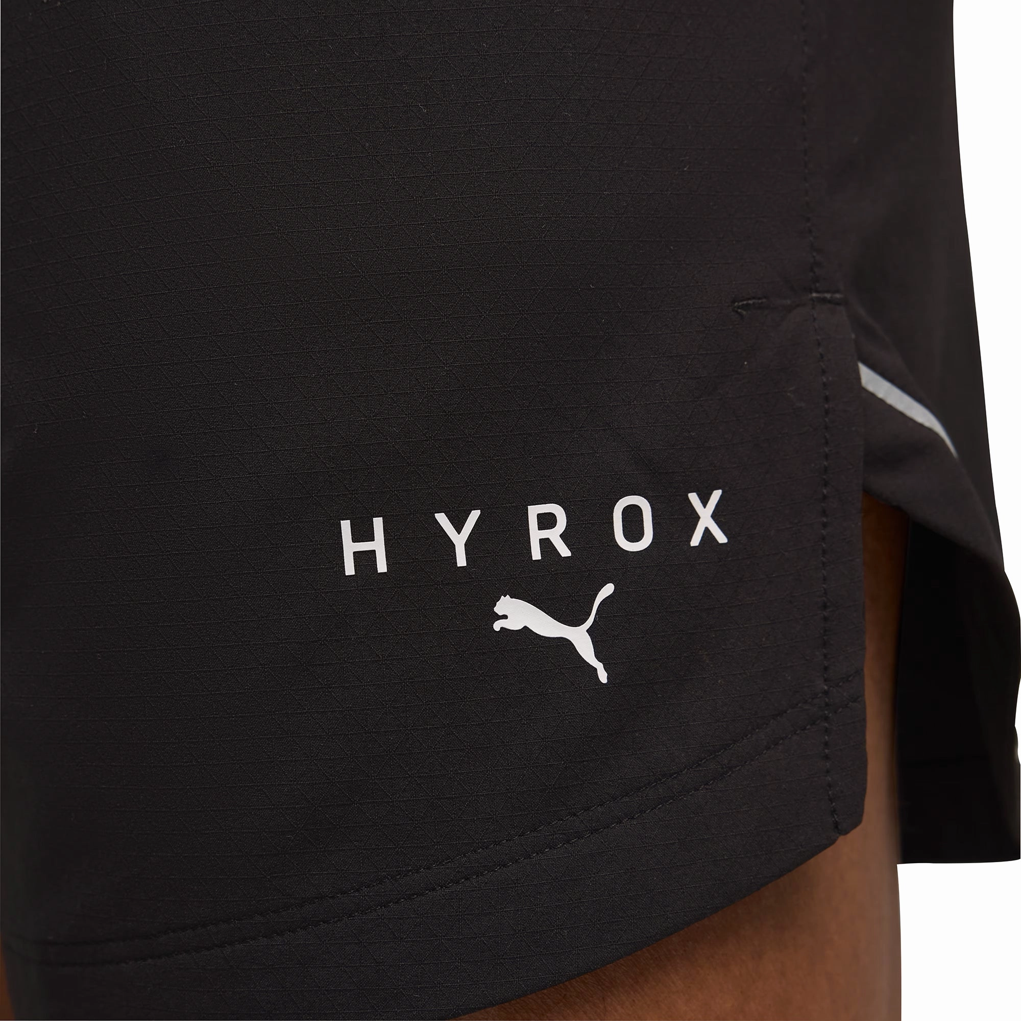 Puma X HYROX Ultraweave 6 Inch Mens Training Shorts - Black PunctureResistant Fabric