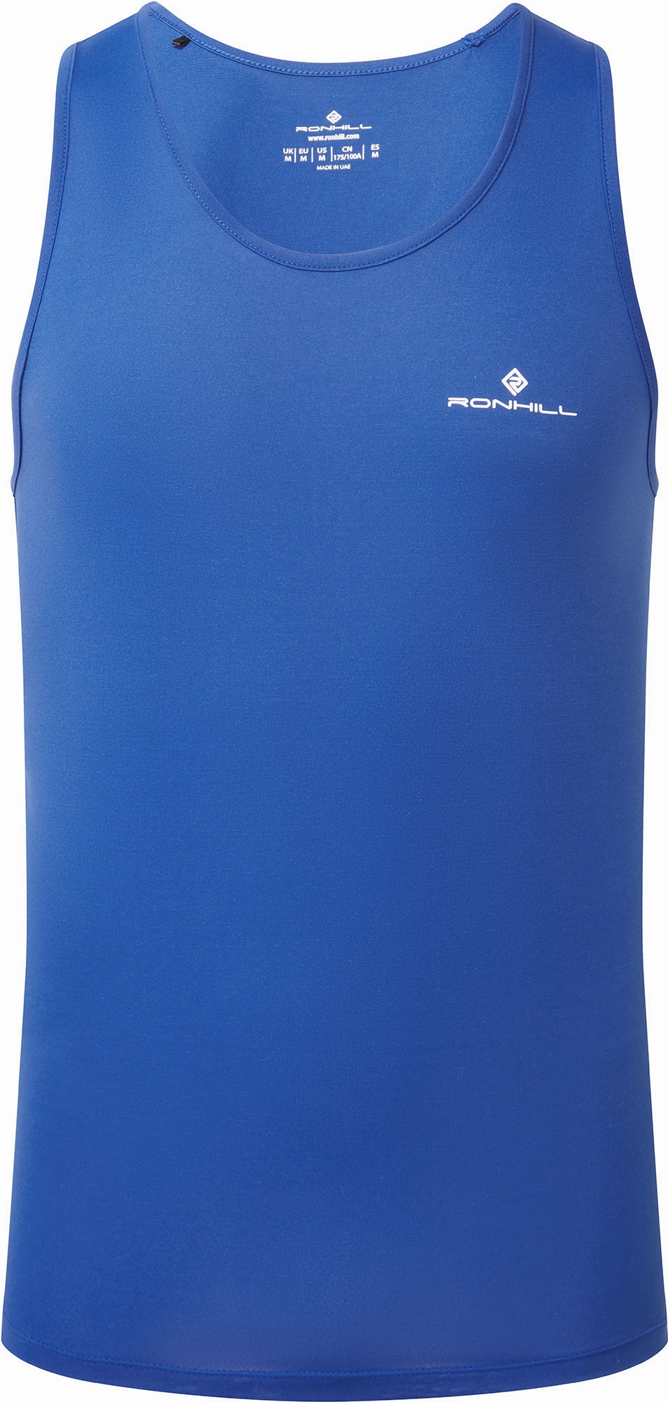 Ronhill Core Mens Running Vest - Blue Lightweight Design Affection