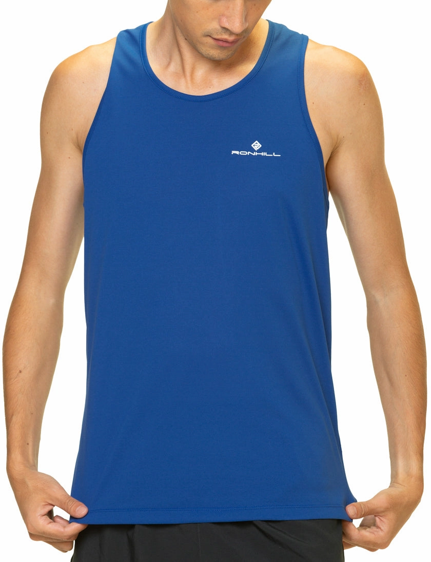connected Ronhill Core Mens Running Vest - Blue