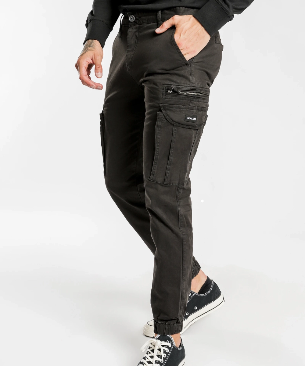 Henleys Eagle Pants (Black) Luxury Touch