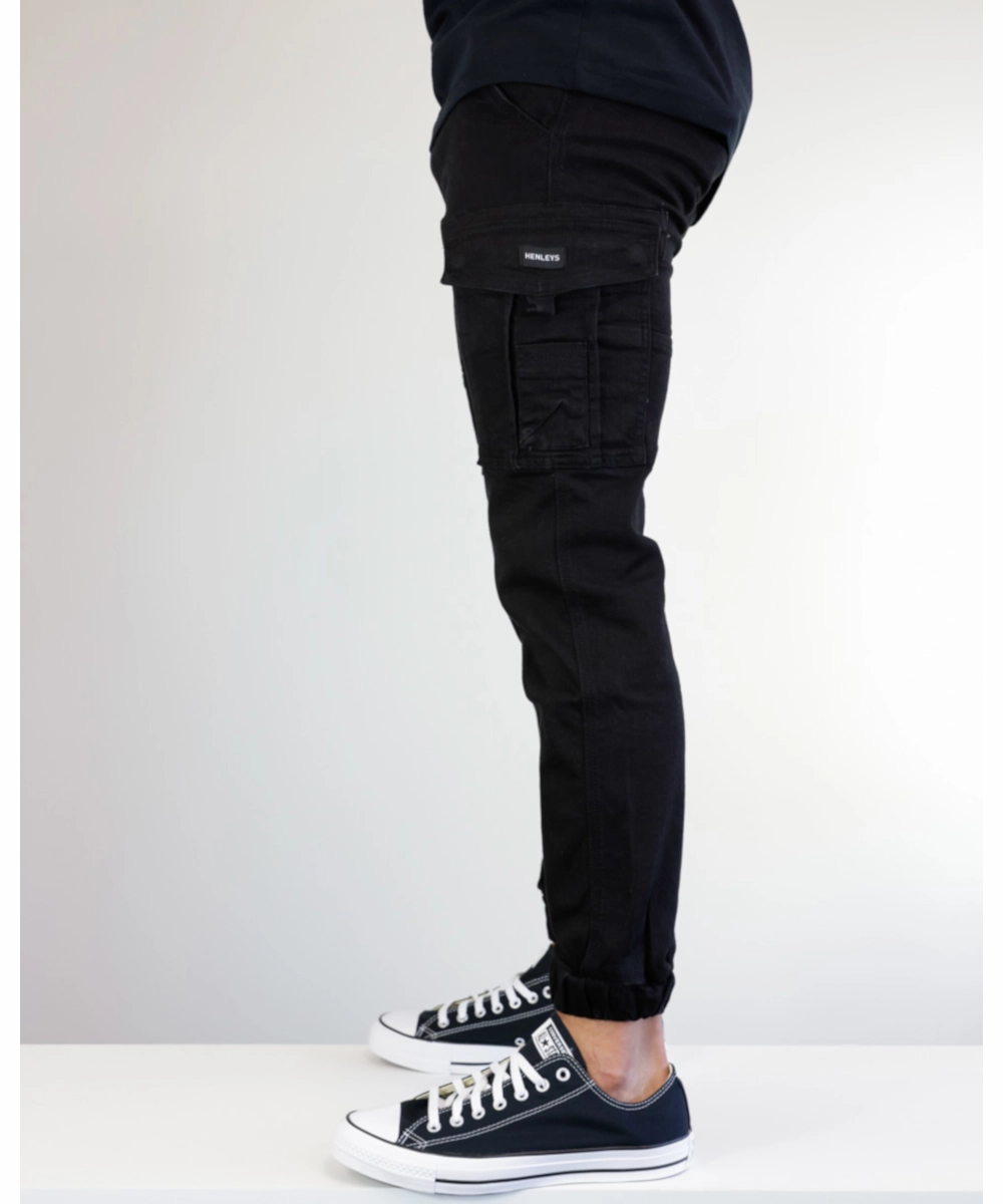 Henleys Jacob Pant (Black) Strong Edge