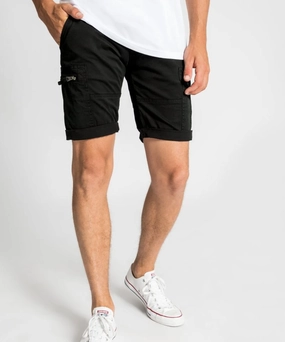 Henleys Leon Shorts (Black) Ocean Fit