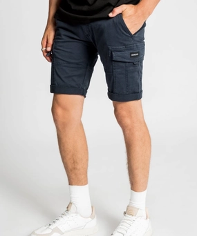 Henleys Leon Shorts (Dark Navy) Adjustable Hem