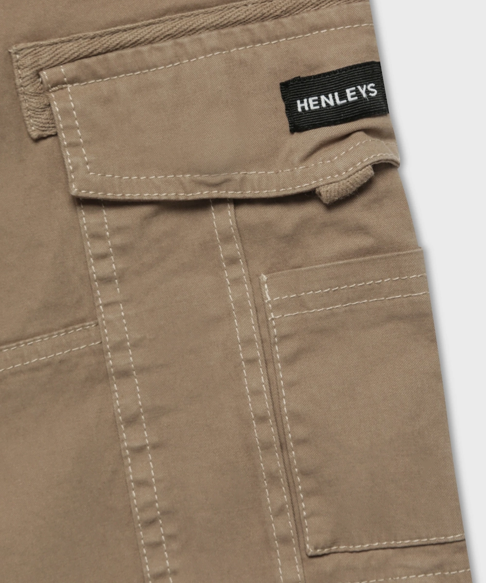 TaglessLabel Henleys Leon Shorts (Desert Sand)