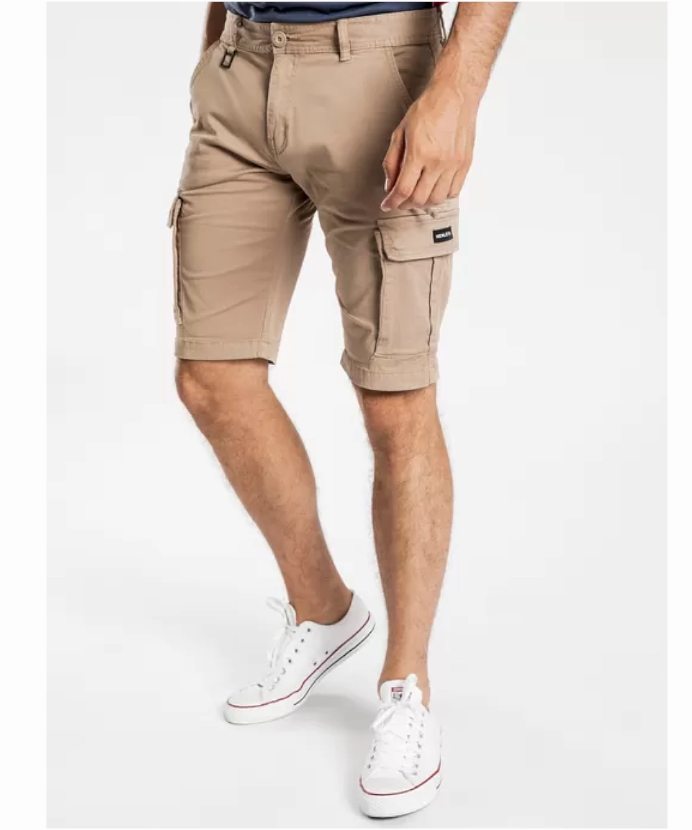 Henleys Leon Shorts (Desert Sand) NoSlipWaistband Daily Style