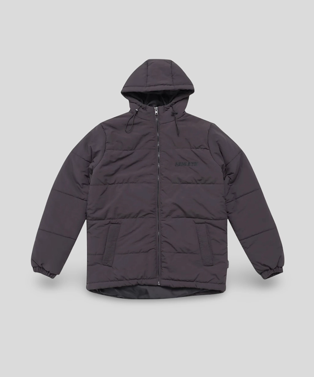 Henleys Overdrive Hooded Puffer (Coal) Party Guest
