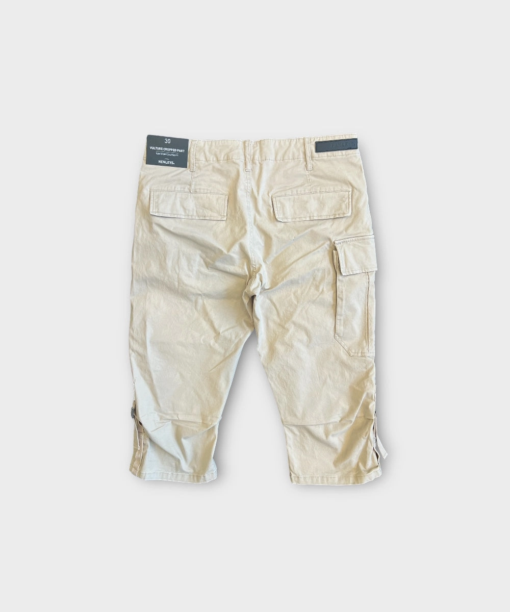 Clean Cut Henleys Vulture Cropped Pants (Stone)